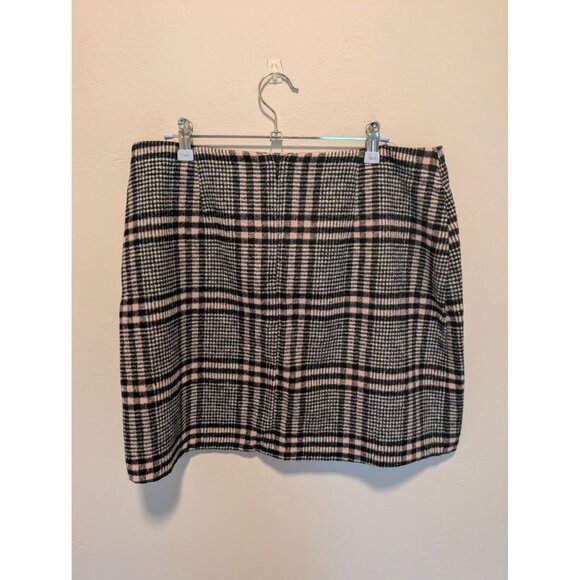 Plaid Mini Skirt By Peacocks Size 14 Preppy Academia - Picture 2 of 5